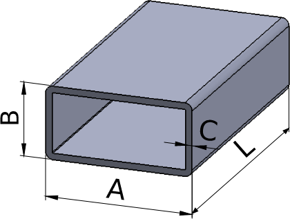 Rectangular pipes
